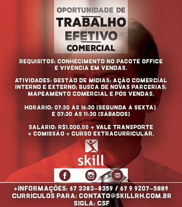 Jornal Meu Emprego Ms Vaga Agente Comercial 0929