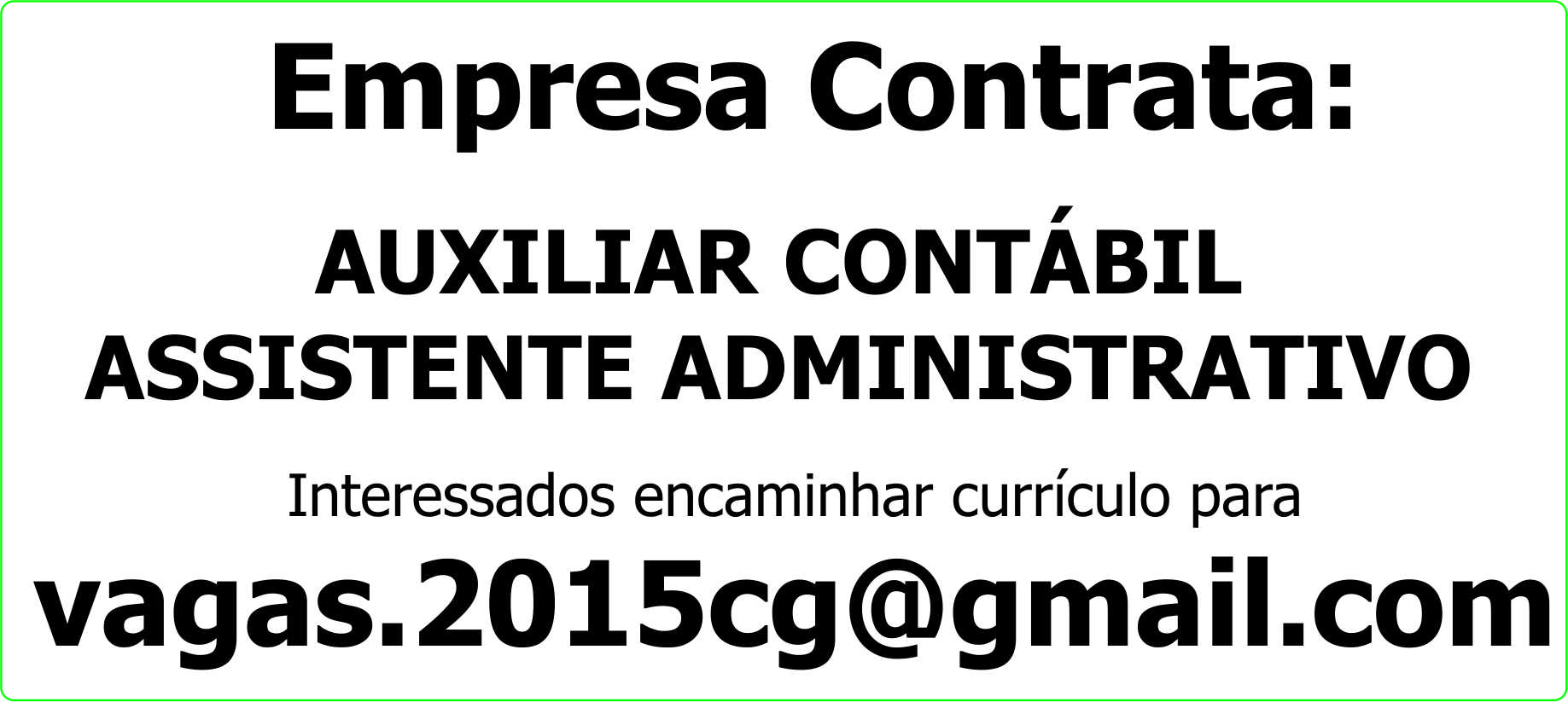 Jornal Meu Emprego Ms Vaga Empresa Contrata Auxiliar Contábil Assistente Administrativo 